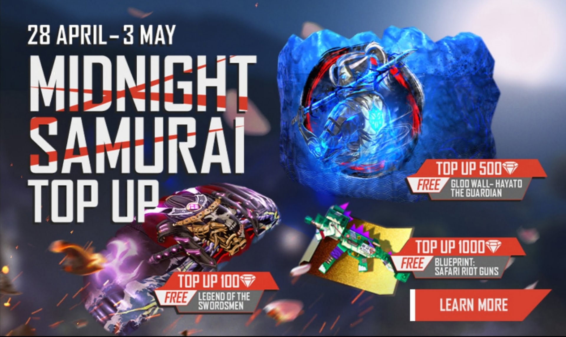 Midnight Samurai Top Up Event