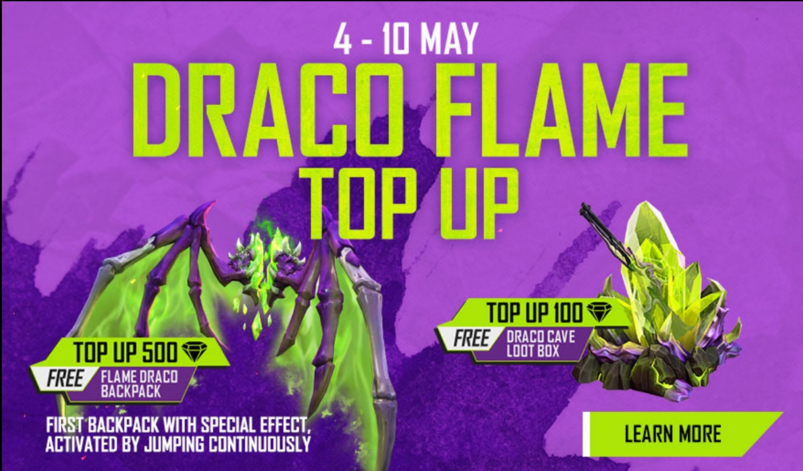 Draco Flame Top Up Event