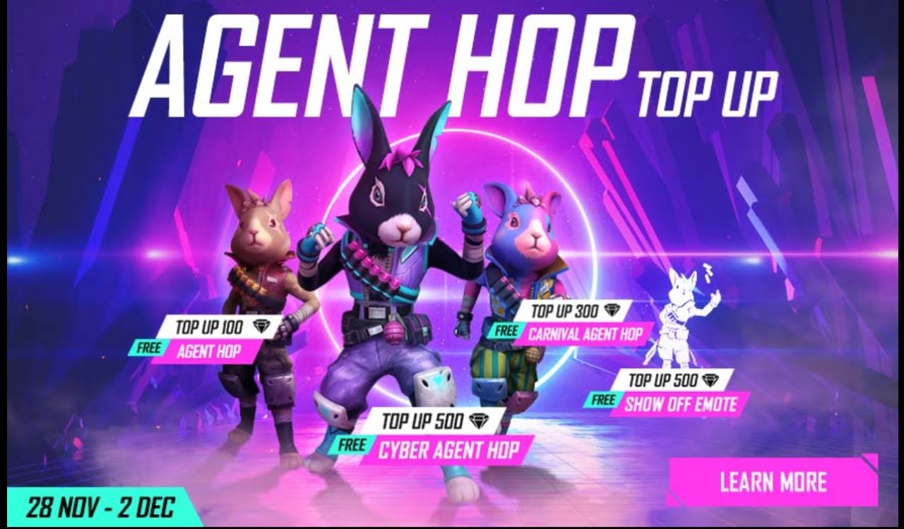 Agent Hop Top Up Event