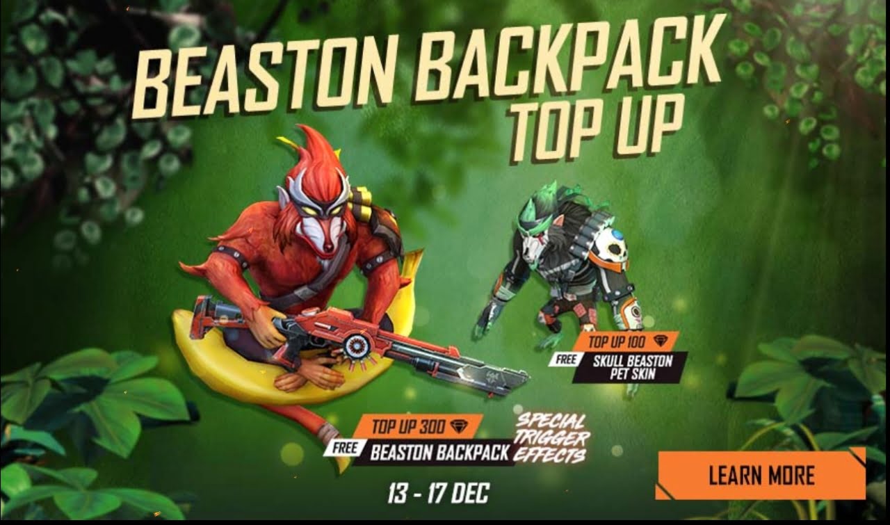 Beaston Backpack Top Up Event